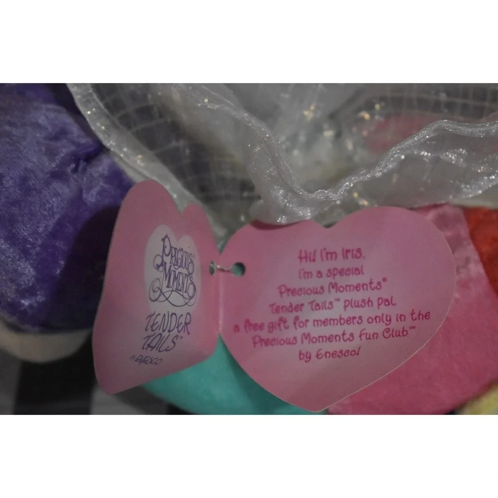 Precious Moments Tender Tails Funclub Plush Iris The Caterpillar Turns Butterfly